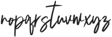 Bedasi Signature Regular otf (400) Font LOWERCASE