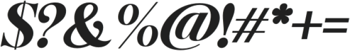 Bedicta Hosta Italic otf (400) Font OTHER CHARS