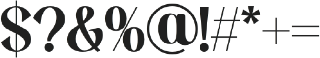 Bedjana Regular otf (400) Font OTHER CHARS