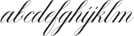 Bedlingham Medium otf (500) Font LOWERCASE