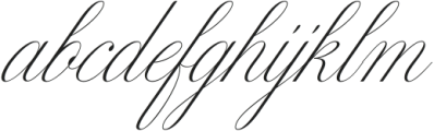 Bedlingham Thin otf (100) Font LOWERCASE