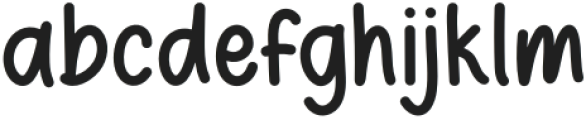 Befas Menulis Regular otf (400) Font LOWERCASE