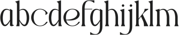 Beferdo otf (400) Font LOWERCASE