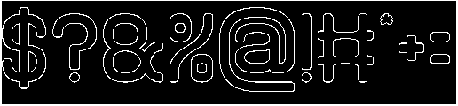 Before Nothing-Hollow-Inverse otf (100) Font OTHER CHARS