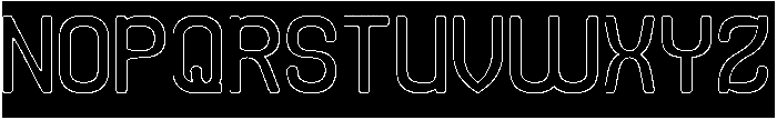 Before Nothing-Hollow-Inverse otf (100) Font UPPERCASE