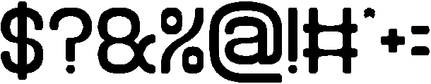 Before Nothing otf (100) Font OTHER CHARS
