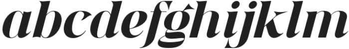 Begadul-Italic otf (400) Font LOWERCASE