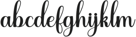 Begallia Script Regular ttf (400) Font LOWERCASE