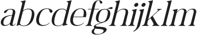 Begifta Italic otf (400) Font LOWERCASE