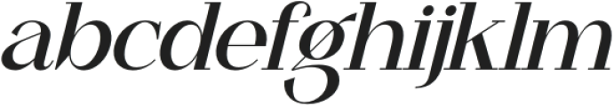 Begilas Italic otf (400) Font LOWERCASE