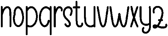 Beginning Regular otf (400) Font LOWERCASE
