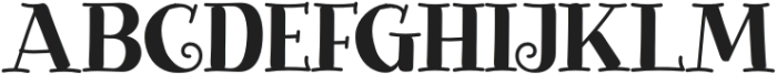 Begirdle Regular otf (400) Font UPPERCASE