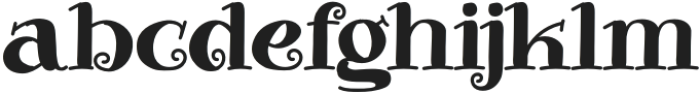 Begirdle Regular otf (400) Font LOWERCASE