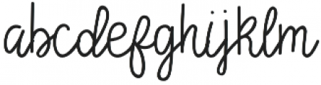 Begonia otf (400) Font LOWERCASE