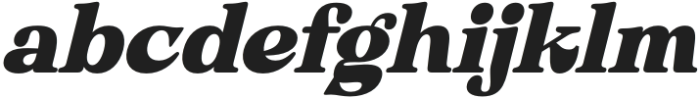 Begsta Pearl Italic otf (400) Font LOWERCASE