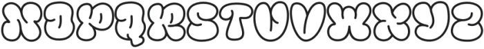 Begun Romet Regular otf (400) Font UPPERCASE
