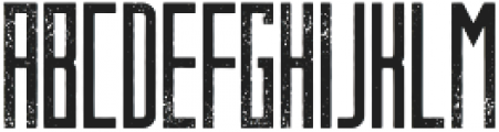 Behemoth Distressed otf (400) Font LOWERCASE