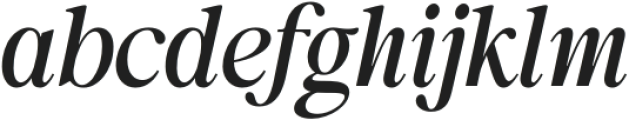 Behind The Nineties Medium Italic otf (500) Font LOWERCASE