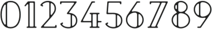 Behtire Outline otf (400) Font OTHER CHARS