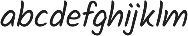 Being Lazy otf (400) Font LOWERCASE