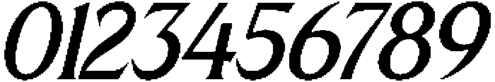 Beiruth Italic otf (400) Font OTHER CHARS