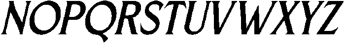 Beiruth Italic otf (400) Font UPPERCASE