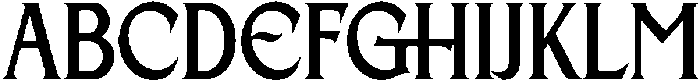 Beiruth otf (400) Font UPPERCASE