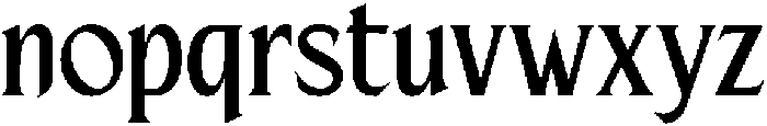 Beiruth otf (400) Font LOWERCASE