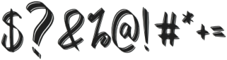 BekanhyScript Regular otf (400) Font OTHER CHARS