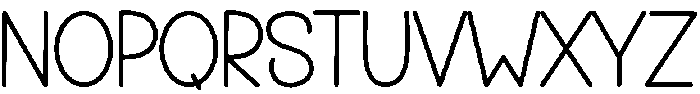 Bekind Sans Regular otf (400) Font UPPERCASE