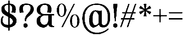 Bekola Regular otf (400) Font OTHER CHARS