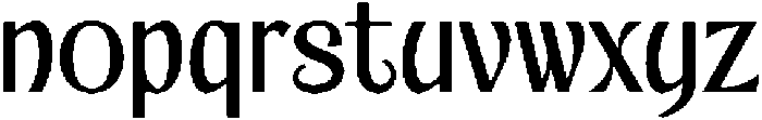 Bekola Regular otf (400) Font LOWERCASE