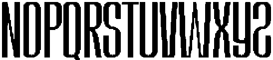 Bekyotan Regular otf (400) Font UPPERCASE