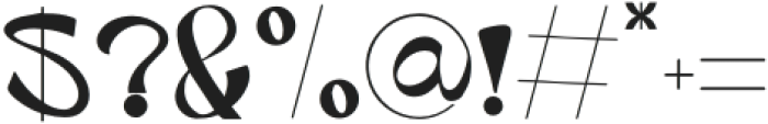 Belagio-Regular otf (400) Font OTHER CHARS