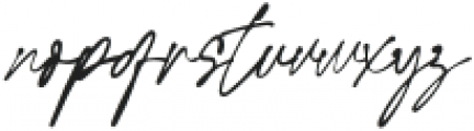 Belandia Signature otf (400) Font LOWERCASE