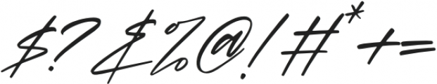 Belantica Italic otf (400) Font OTHER CHARS