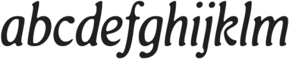 Belarin Italic ttf (400) Font LOWERCASE