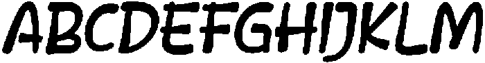 Belayo Slant otf (400) Font UPPERCASE