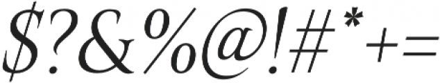 Belda Cond Light Italic otf (300) Font OTHER CHARS