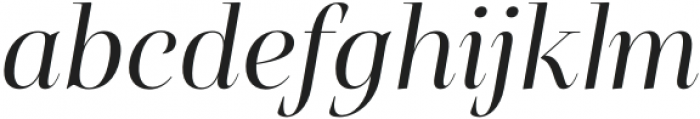 Belda Didone Ext Regular Italic otf (400) Font LOWERCASE