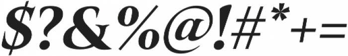 Belda Ext Black Italic otf (900) Font OTHER CHARS