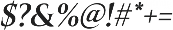 Belda Norm Demi Italic otf (400) Font OTHER CHARS
