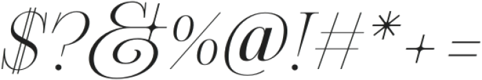Beldaron Italic Regular otf (400) Font OTHER CHARS
