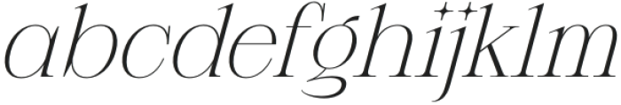 Beldaron Italic Regular otf (400) Font LOWERCASE