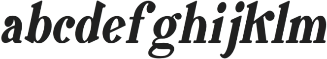 Belerant Italic otf (400) Font LOWERCASE