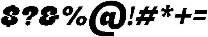 Belfras Italic otf (400) Font OTHER CHARS