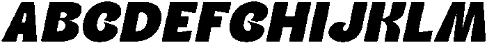 Belfras Italic otf (400) Font UPPERCASE