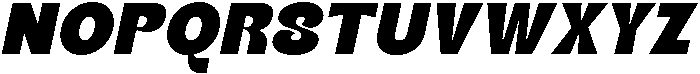 Belfras Italic otf (400) Font UPPERCASE