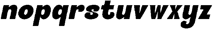 Belfras Italic otf (400) Font LOWERCASE