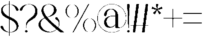 Belgad otf (400) Font OTHER CHARS